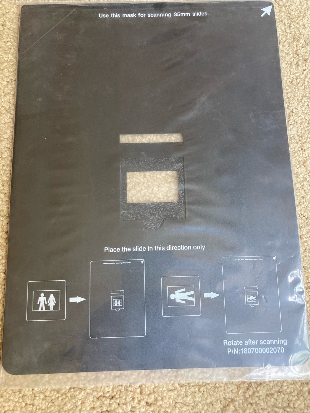 Unused film holder for Slide & 35mm negative scanning - part of Visioneer 9420